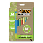 ReVolution Mechanical Pencil, 0.7 mm, HB (#2), Black Lead, Assorted Barrel Colors, 12/Pack