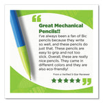 ReVolution Mechanical Pencil, 0.7 mm, HB (#2), Black Lead, Assorted Barrel Colors, 12/Pack