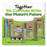 ReVolution Mechanical Pencil, 0.7 mm, HB (#2), Black Lead, Assorted Barrel Colors, 12/Pack