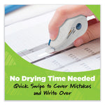 Wite-Out Brand Ecolutions Correction Tape, Non-Refillable, White,  0.2" x 19.8 ft, 2/Pack
