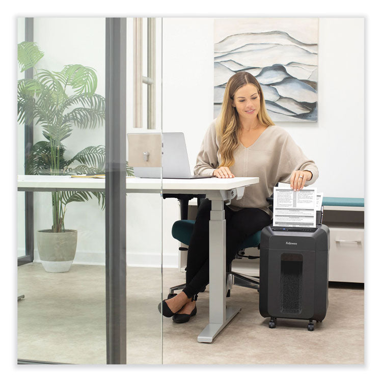 AutoMax 100MA Micro-Cut Shredder, 100 Auto/ 10 Manual Sheet Capacity