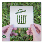 Eco Blend Max Can Liners, 23 gal, 0.8 mil, 28" x 45", Green, 25 Bags/Roll, 10 Rolls/Carton