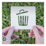 Eco Blend Max Can Liners, 23 gal, 0.8 mil, 28" x 45", Black, 25 Bags/Roll, 10 Rolls/Carton