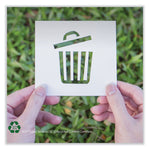 Eco Blend Max Can Liners, 33 gal, 0.8 mil, 33" x 39", Black, 25 Bags/Roll, 8 Rolls/Carton