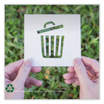 Eco Blend Max Can Liners, 60 gal, 0.8 mil, 38" x 58", Blue, 20 Bags/Roll, 5 Rolls/Carton