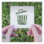 Eco Blend Max Can Liners, 45 gal, 0.8 mil, 40" x 46", Clear, 25 Bags/Roll, 6 Rolls/Carton