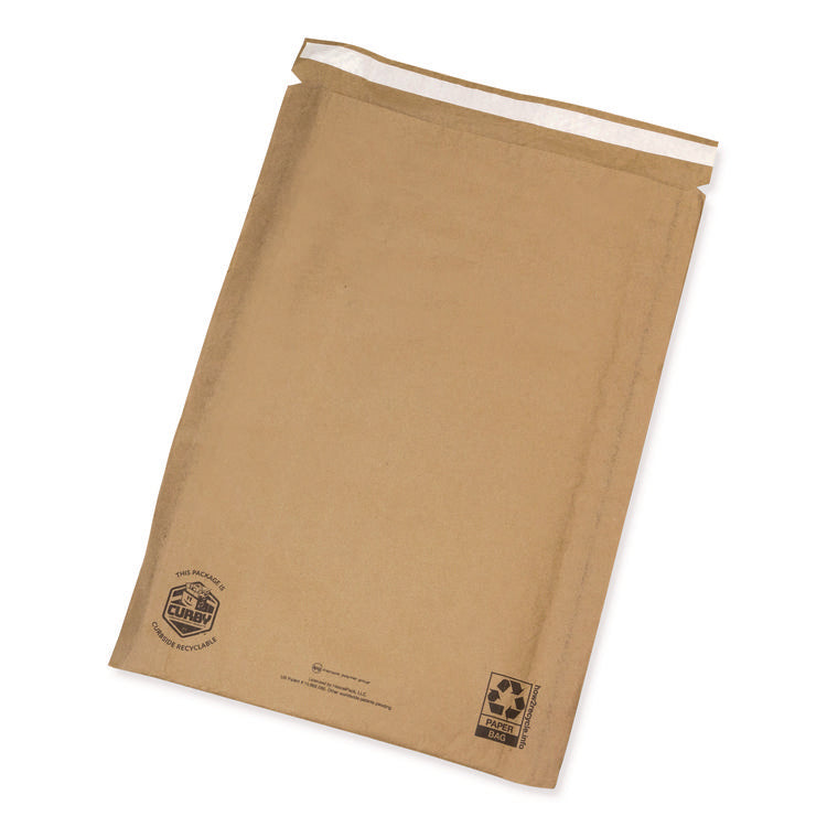 Curby Mailer Self-Sealing Recyclable Mailer, Paper Padding, Self-Adhesive, #6, 13.38 x 18.5, 30/Carton