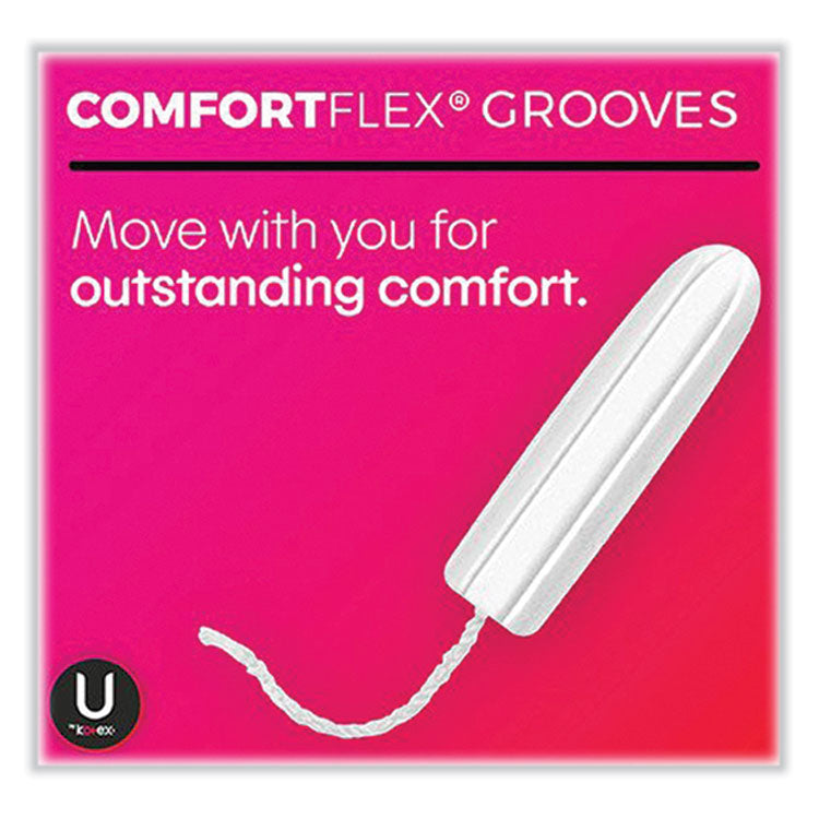 U by Kotex Click Compact Tampons, Super, 32/Pack