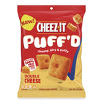 Puff'd Crackers, Double Cheese, 3 oz Bag, 6/Carton