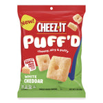 Puff'd Crackers, White Cheddar, 3 oz Bag, 6/Carton