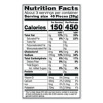 Puff'd Crackers, White Cheddar, 3 oz Bag, 6/Carton