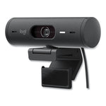Brio 500 HD 1080P Webcam, 1920 pixels x 1080 pixels, 4 Mpixels, Graphite