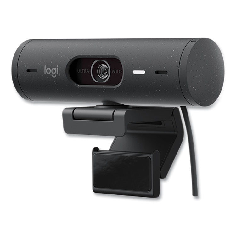 Brio 500 HD 1080P Webcam, 1920 pixels x 1080 pixels, 4 Mpixels, Graphite