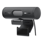 Brio 500 HD 1080P Webcam, 1920 pixels x 1080 pixels, 4 Mpixels, Graphite