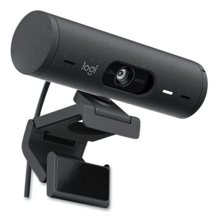 Brio 500 HD 1080P Webcam, 1920 pixels x 1080 pixels, 4 Mpixels, Graphite