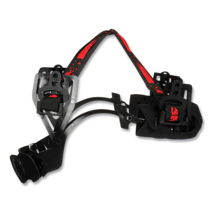 SecureFit Hard Hat with Uvicator, Four-Point Ratchet Suspension, White