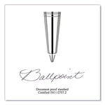 Quinkflow Refill for Parker Ballpoint Pen, Medium Tip, Black Ink, 3/Pack