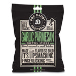 Garlic Parmesan Pretzel Sticks, 3 oz Bag, 15/Carton