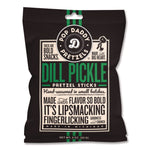 Dill Pickle Pretzel Sticks, 3 oz Bag, 15/Carton