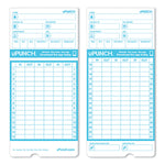 Pay-to-Punch Time Card for SB1200 Time Clock, Two Sides, 3.38 x 7.38, 100/Pack