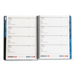Executive Format Password Log Book, User-Name/Password Format, Black Cover, (72) 10 x 7.6 Sheets