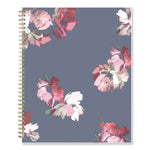 Life Note-It Leah Weekly/Monthly Notes Planner, Floral Artwork, 11 x 8.5, Gray/Pink/White Cover, 12-Month (Jan to Dec): 2025
