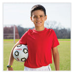 Rubber Sports Ball, Soccer, No. 3 Size, White/Black