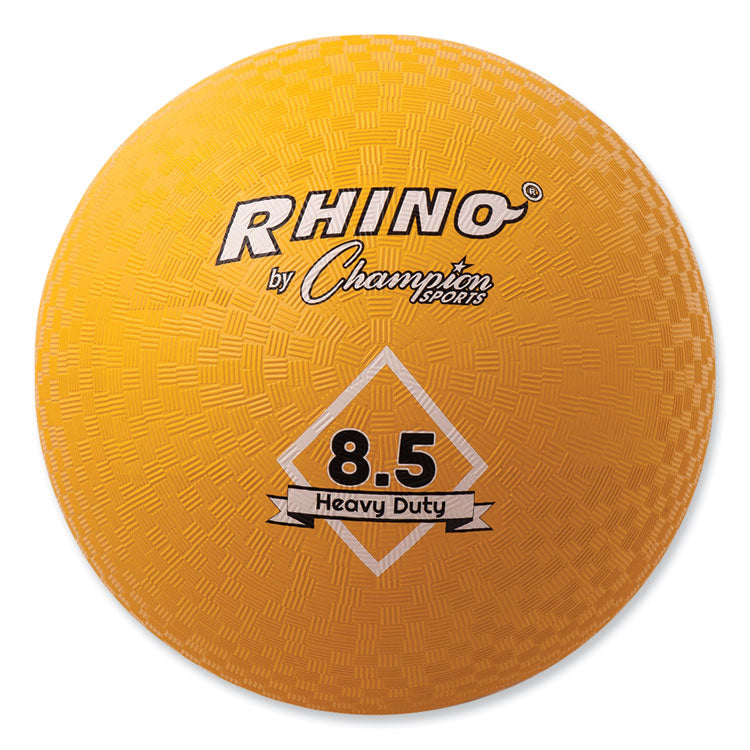 Heavy Duty Playground Ball, 8.5" Diameter, Yellow