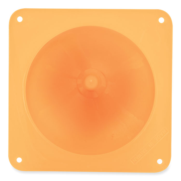 High-Visibility Plastic Cones, 18" Tall, Florescent Orange, 8" x 8" Base