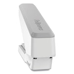 LX870 EasyPress Stapler with Antimicrobial Protection, 40-Sheet Capacity, Gray/White