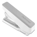LX870 EasyPress Stapler with Antimicrobial Protection, 40-Sheet Capacity, Gray/White