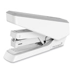 LX870 EasyPress Stapler with Antimicrobial Protection, 40-Sheet Capacity, Gray/White