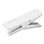 LX890 Handheld Plier Stapler with Antimicrobial Protection, 40-Sheet Capacity, 0.25"/0.31" Staples, White
