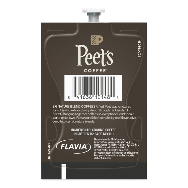 FLAVIA Ground Coffee Freshpacks, French Roast, 76/Carton