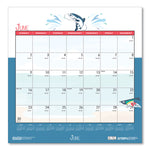 Recycled Seasonal Wall Calendar, Illustrated Seasons Artwork, 12 x 12, 12-Month (Jan to Dec): 2025