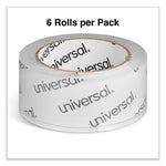 Heavy-Duty Acrylic Box Sealing Tape, 3" Core, 1.88" X 54.6 Yds, Clear, 6/pack