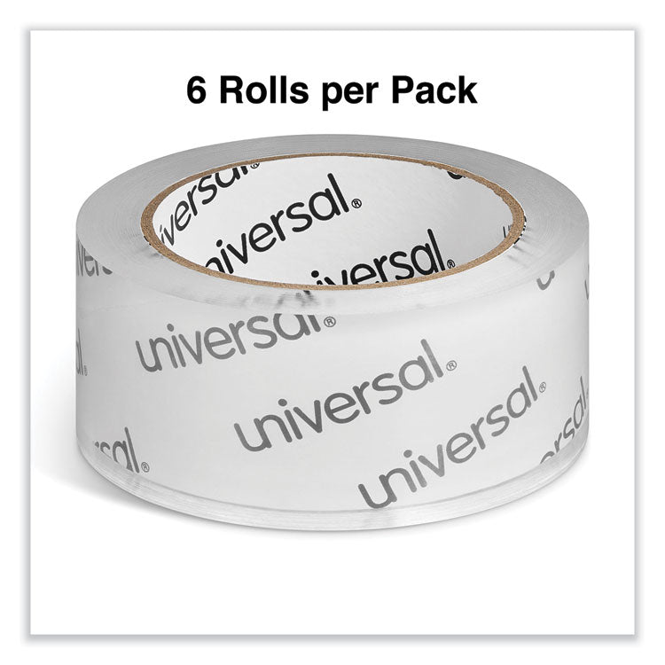 Heavy-Duty Acrylic Box Sealing Tape, 3" Core, 1.88" X 54.6 Yds, Clear, 6/pack