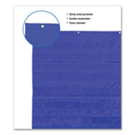 Complete Calendar and Weather Pocket Chart, 51 Pockets, 26 x 37.25, Blue