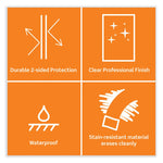 Laminating Pouches, 3 mil, 8.9 x 11.4, Clear, 20/Pack