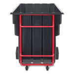 1.5 cu yd BRUTE Rotomolded Tilt Truck, 1,200 lb Capacity, Black