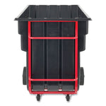 2.5 cu yd BRUTE Rotomolded Tilt Truck, 2,300 lb Capacity, Black