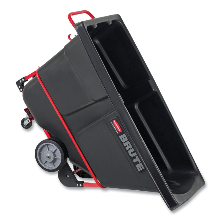 0.5 cu yd BRUTE Rotomolded Tilt Truck, 850 lb Capacity, Black