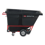 0.5 cu yd BRUTE Rotomolded Tilt Truck, 850 lb Capacity, Black