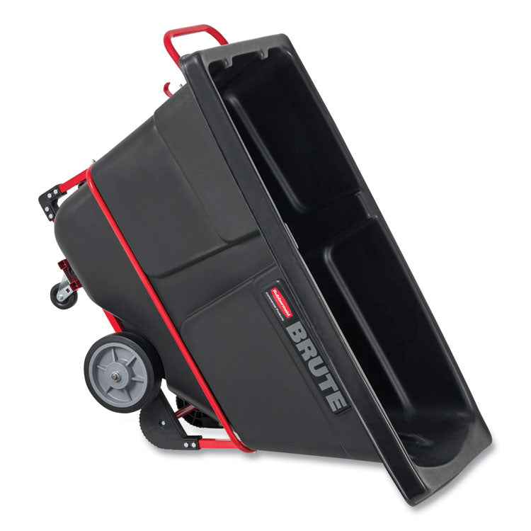 0.5 cu yd BRUTE Rotomolded Tilt Truck, 1,400 lb Capacity, Black