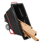 1 cu yd BRUTE Rotomolded Tilt Truck, 1,250 lb Capacity, Black