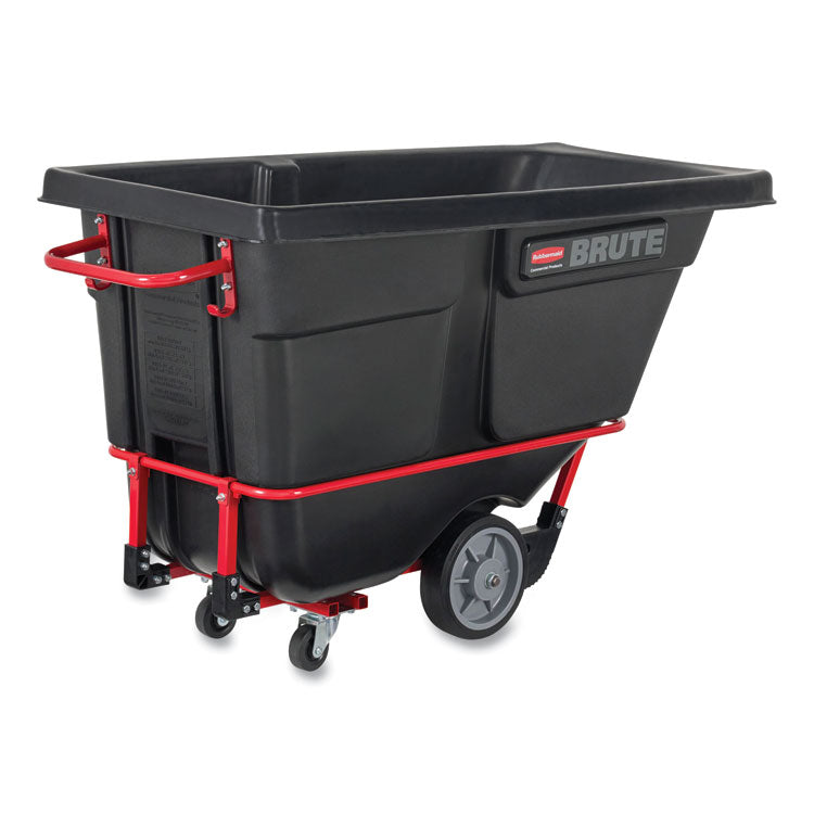 1 cu yd BRUTE Rotomolded Tilt Truck, 2,100 lb Capacity, Black