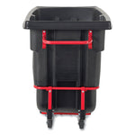 1 cu yd BRUTE Rotomolded Tilt Truck, 2,100 lb Capacity, Black