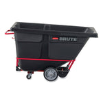 1 cu yd BRUTE Rotomolded Tilt Truck, 2,100 lb Capacity, Black