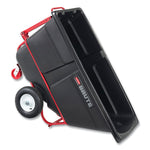 1.5 cu yd BRUTE Rotomolded Towable Tilt Truck, 2,100 lb Capacity, Black
