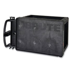 BRUTE Heavy-Duty Utility Cart with Lipped Shelves, Plastic, 2 Shelves, 750 lb Capacity, 26" x 55" x 33.25", Black